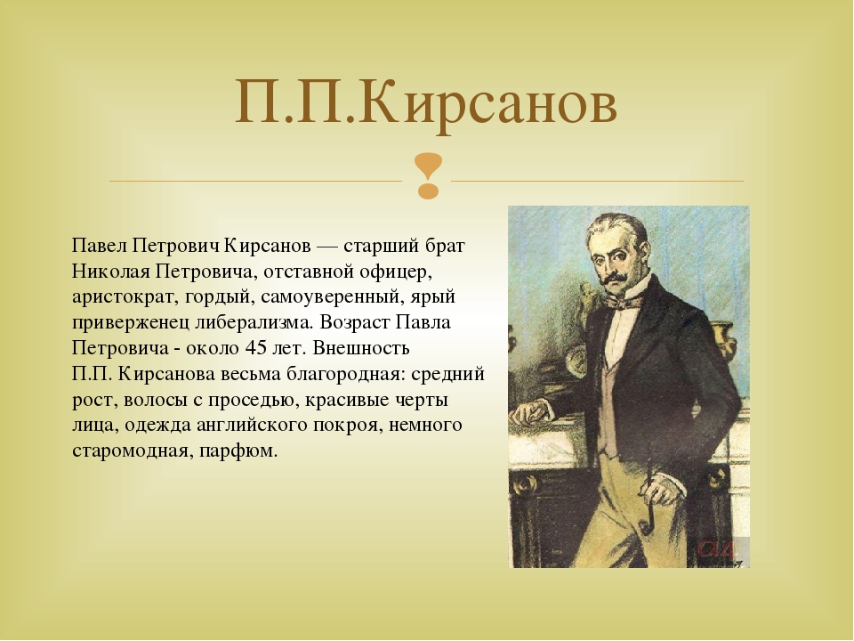 Сочинение николай и павел кирсановы (сравнительная характеристика)