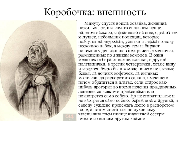 Образ коробочки в поэме «мертвые души», описание и характеристика героя кратко, внешность настасьи петровны коробочки, любимые занятия, отношение к окружающим, | tvercult.ru