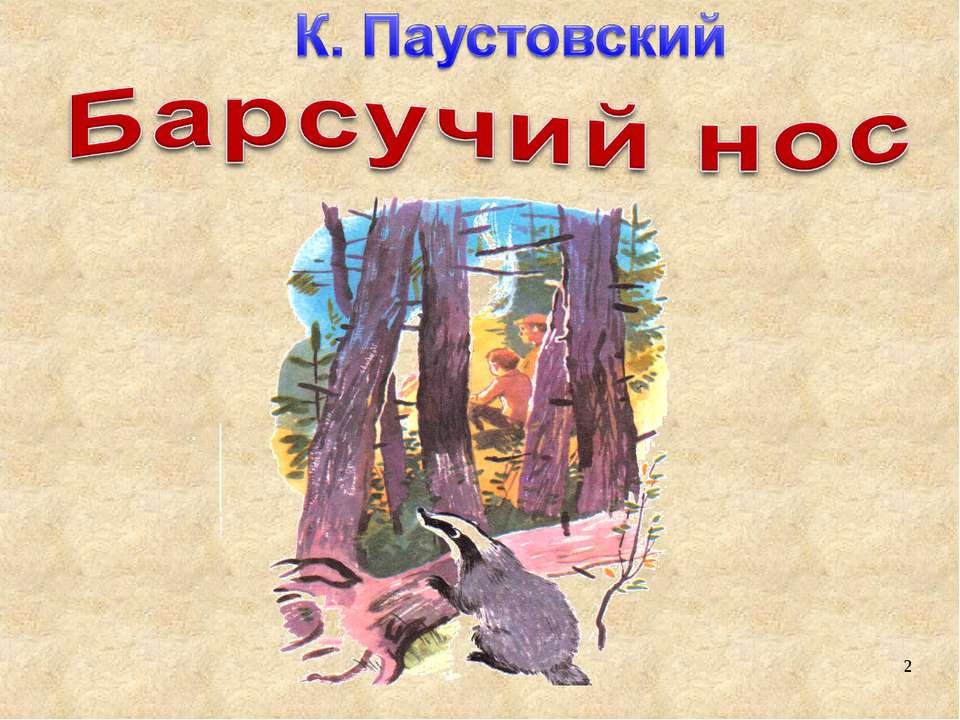 Барсучий нос
