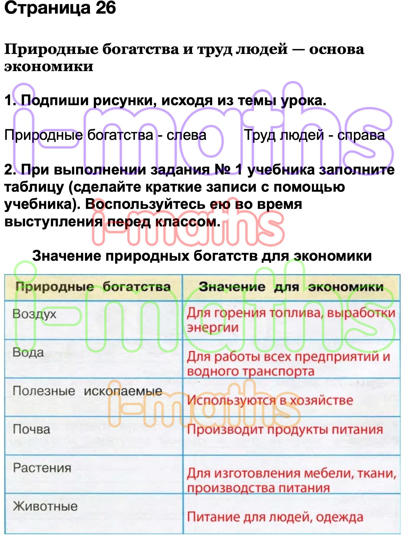 Гдз решебник по окружающему миру 3 класс плешаков рабочая тетрадь просвещение