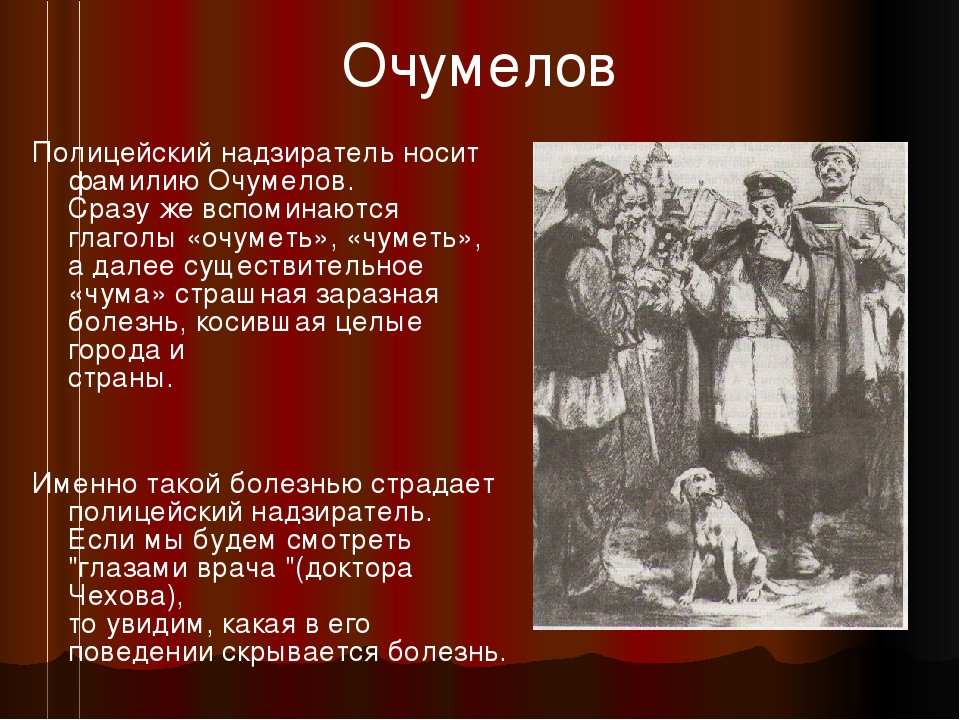 «хамелеон» главные герои