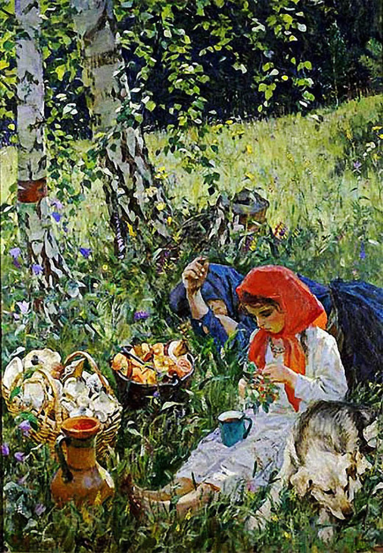 По картине заросший пруд поленова, сочинение