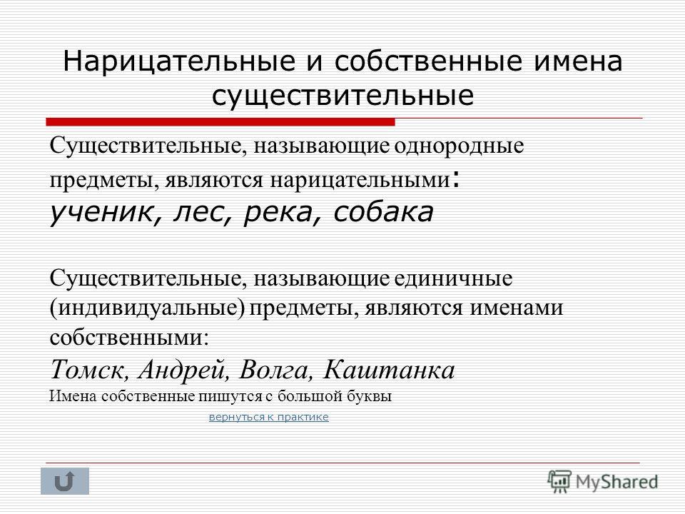 Нарицательные и собственные существительные. правописание собственных существительных 6 класс онлайн-подготовка на